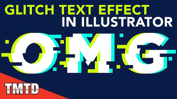 Illustrator Tutorials: Glitch Text Effect in Illustrator
