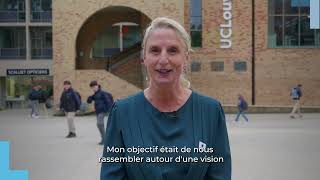 Election rectorale 2024 : le message de Françoise Smets, rectrice élue