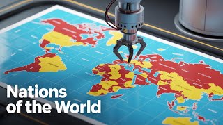 World Map Timelapse - Pen Plotting Every Border and Coastline screenshot 4