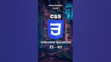 CSS✨💎Interview Questions_ Part - 08 #coding  #webdevelopment #youtubeshorts #shorts #viral