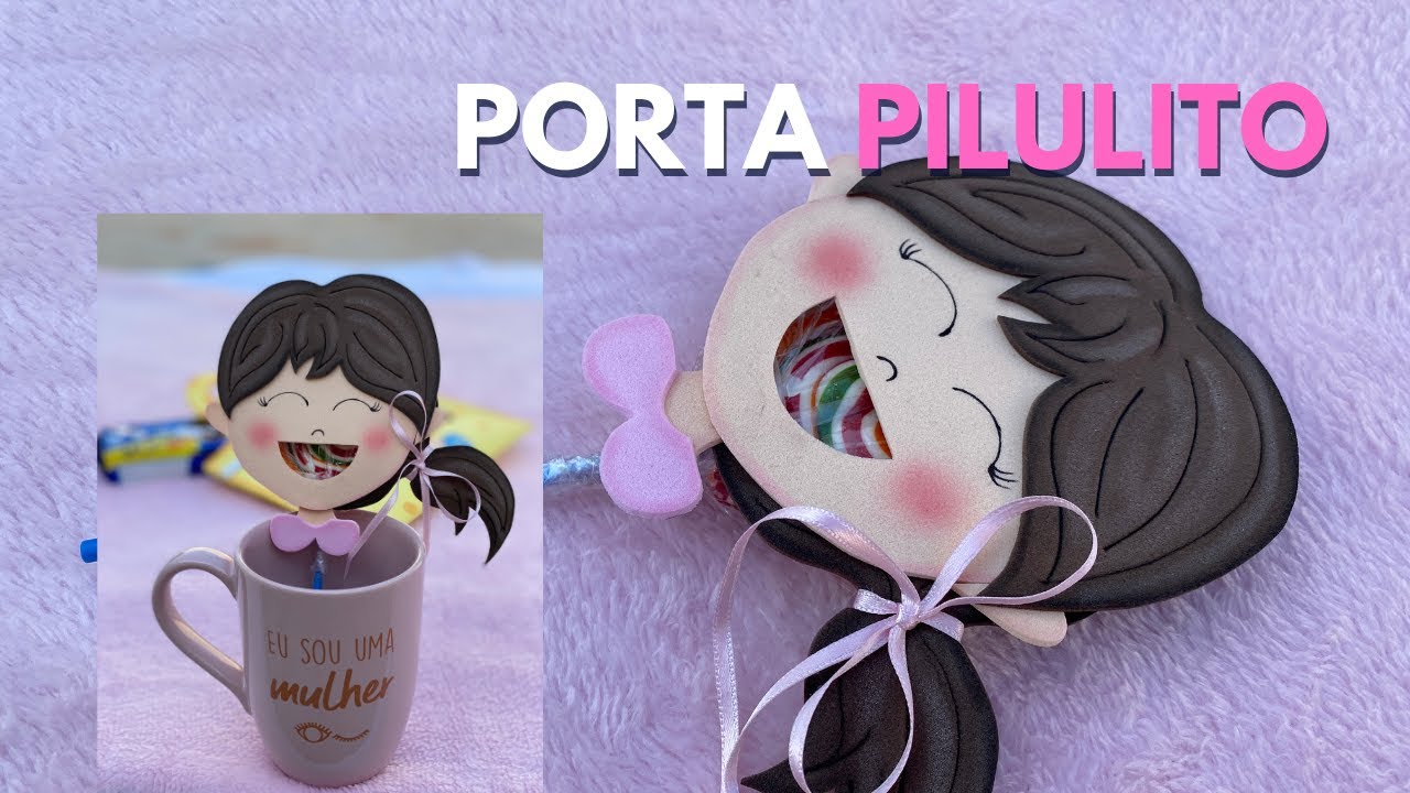 LEMBRANCINHA  DIA DAS CRIANÇAS - PORTA PIRULITO 🍭 Com Moldes #geruzaartes