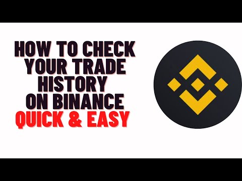 How To Check Your Trade History On Binance How To Check Trade History On Binance Mobile 