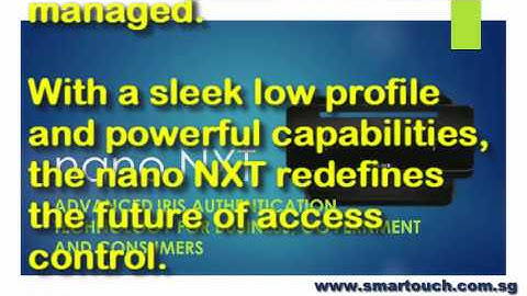 Access Control System Iris Based Identity Authentication Nano NXT Introduction