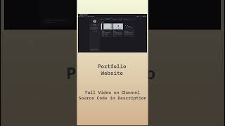 Markdown-Style Developer Portfolio (Next.js + Tailwind)  #coding #website #portfolio #programming