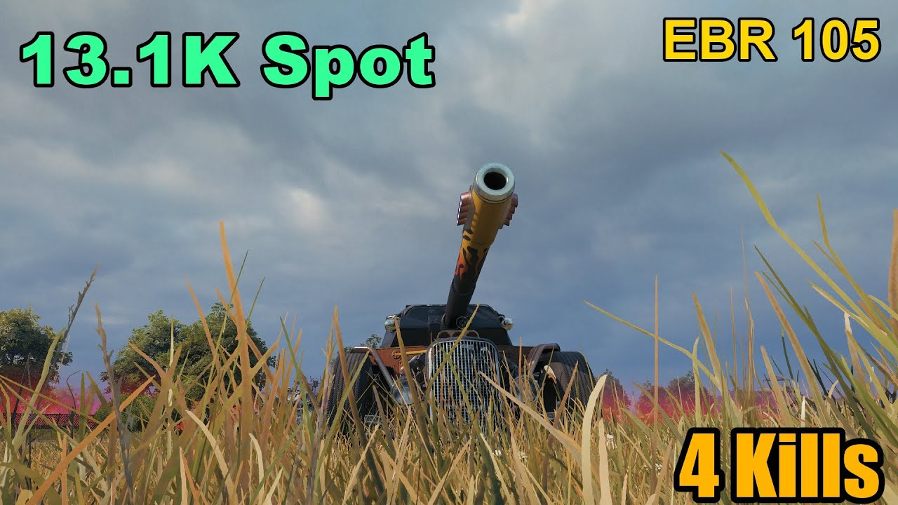 EBR 105 - 13.1K Spot - 4 Kills - Map: Fisherman's Bay - Server: EU | World of Tanks