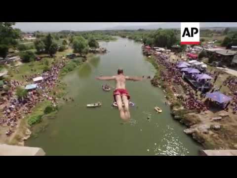 EP 26 7 15 Kosovo Divers Take Part In Traditional Competition