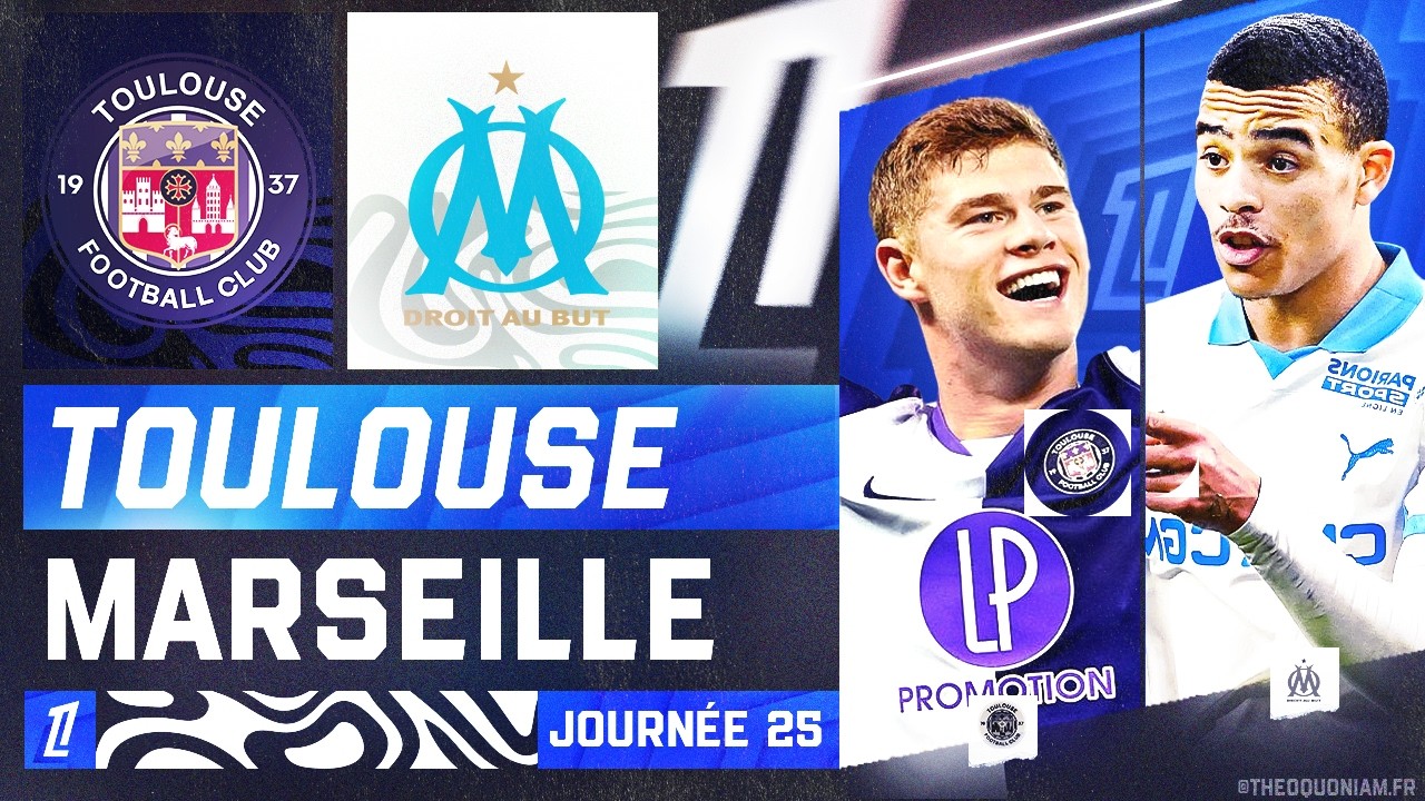 🔴 TOULOUSE - MARSEILLE : 0 - 1 | 🔵⚪ LA REVANCHE DE L'OM FACE AU TFC 🟣⚪ | LIGUE 1 - LIVE/DIRECT