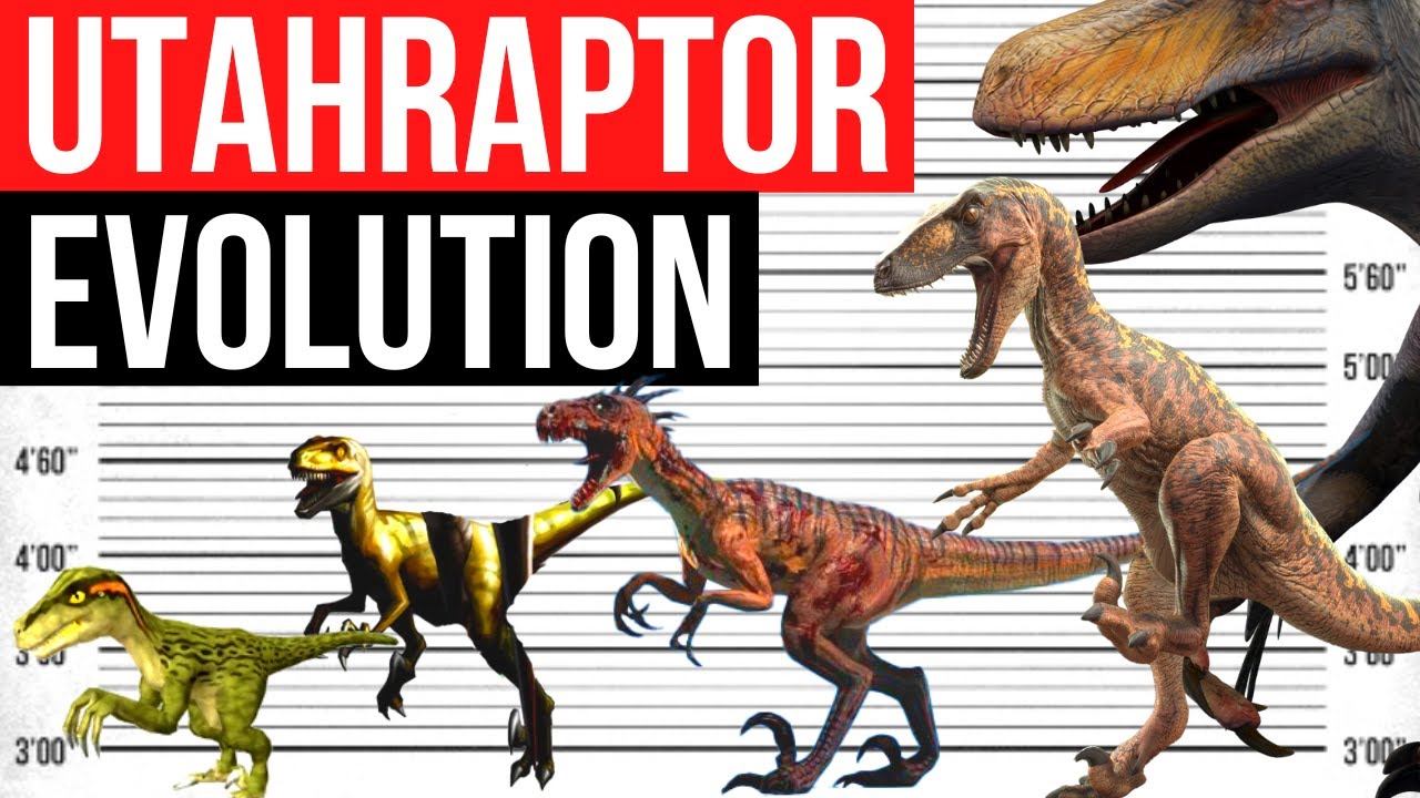 Utahraptor Evolution | Jurassic World, Dinosaur, Raptor - YouTube