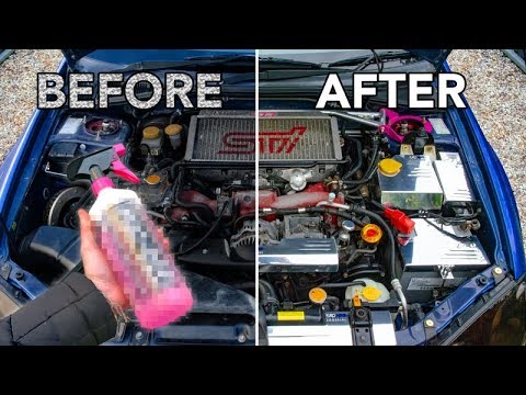 EASILY Clean Your Engine Bay Using THIS | & Chrome Dress Up for the WRX