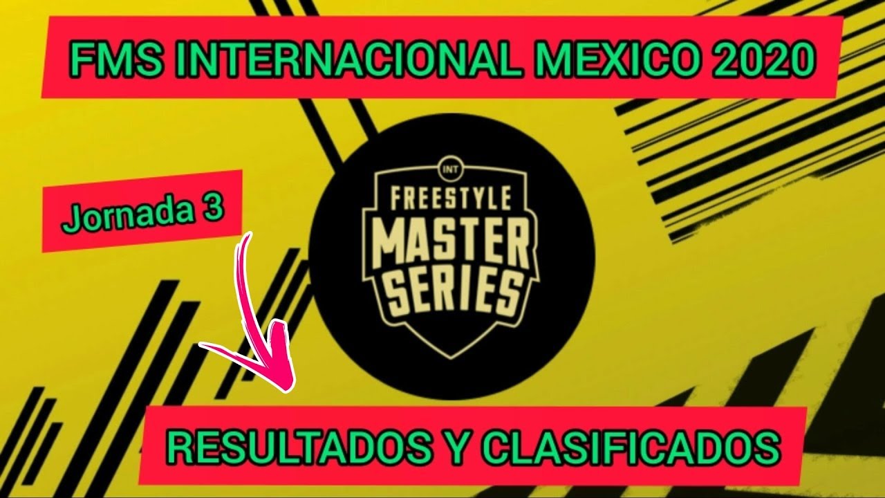 RESULTADOS de la FMS INTERNACIONAL 2020 JORNADA 3 CLASIFICADOS