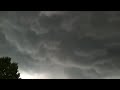 Cloud formations in Macomb County