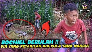 Bochel K3M0D4R4N Petakilan Jatuh Dari Motor Karena A, Endingnya Mewek