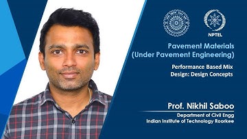 Lecture 46: Performance Based Mix Design Concepts