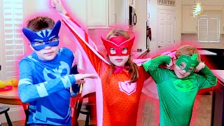 pj masks in real life heroes learn about healthy food pj masks official