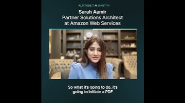 AI to BI | Sarah Aamir on Altitude #podcast