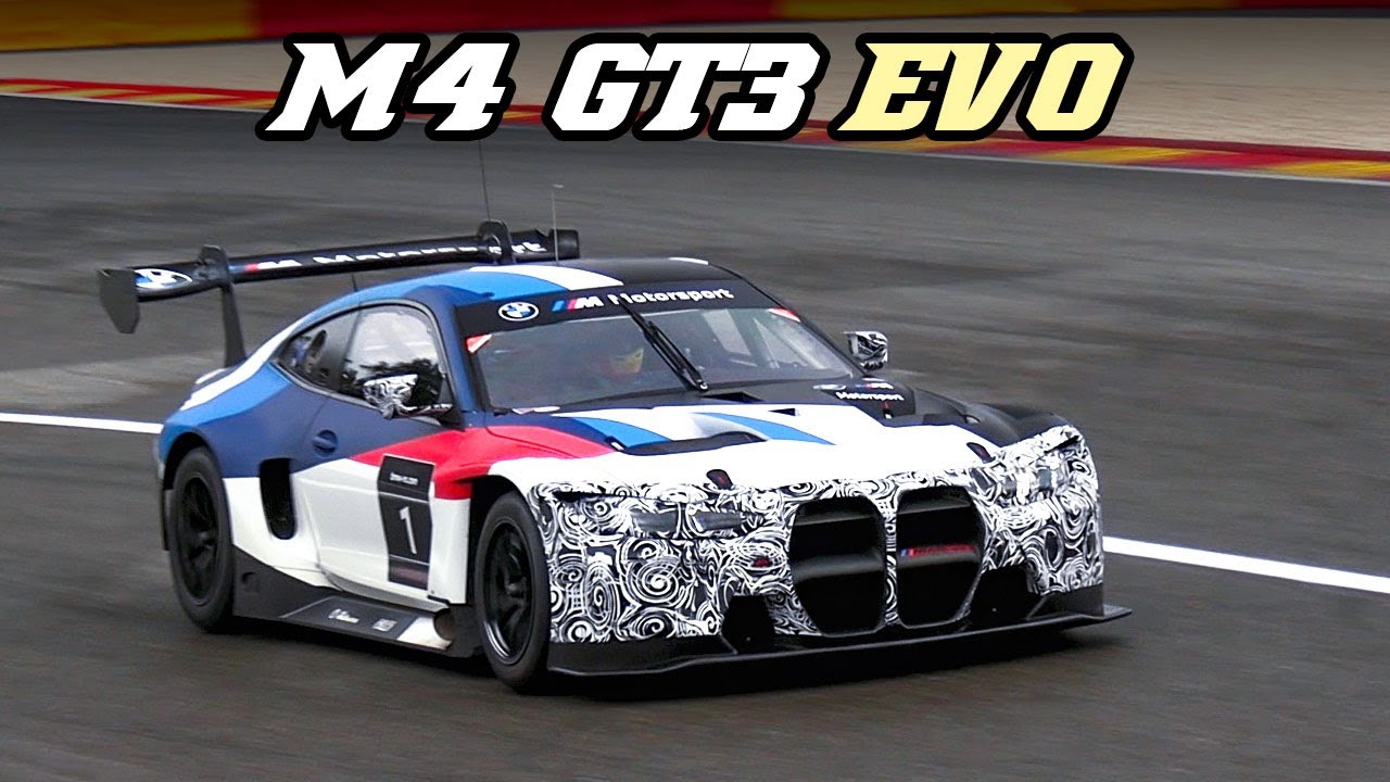 2025 BMW G82 M4 GT3 evo testing at Spa 2023 - YouTube