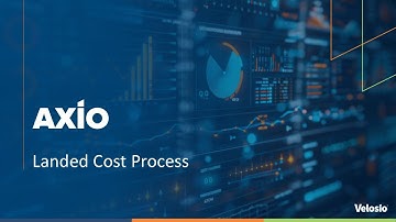 Landed Cost Process in Dynamics 365 Finance with AXIO