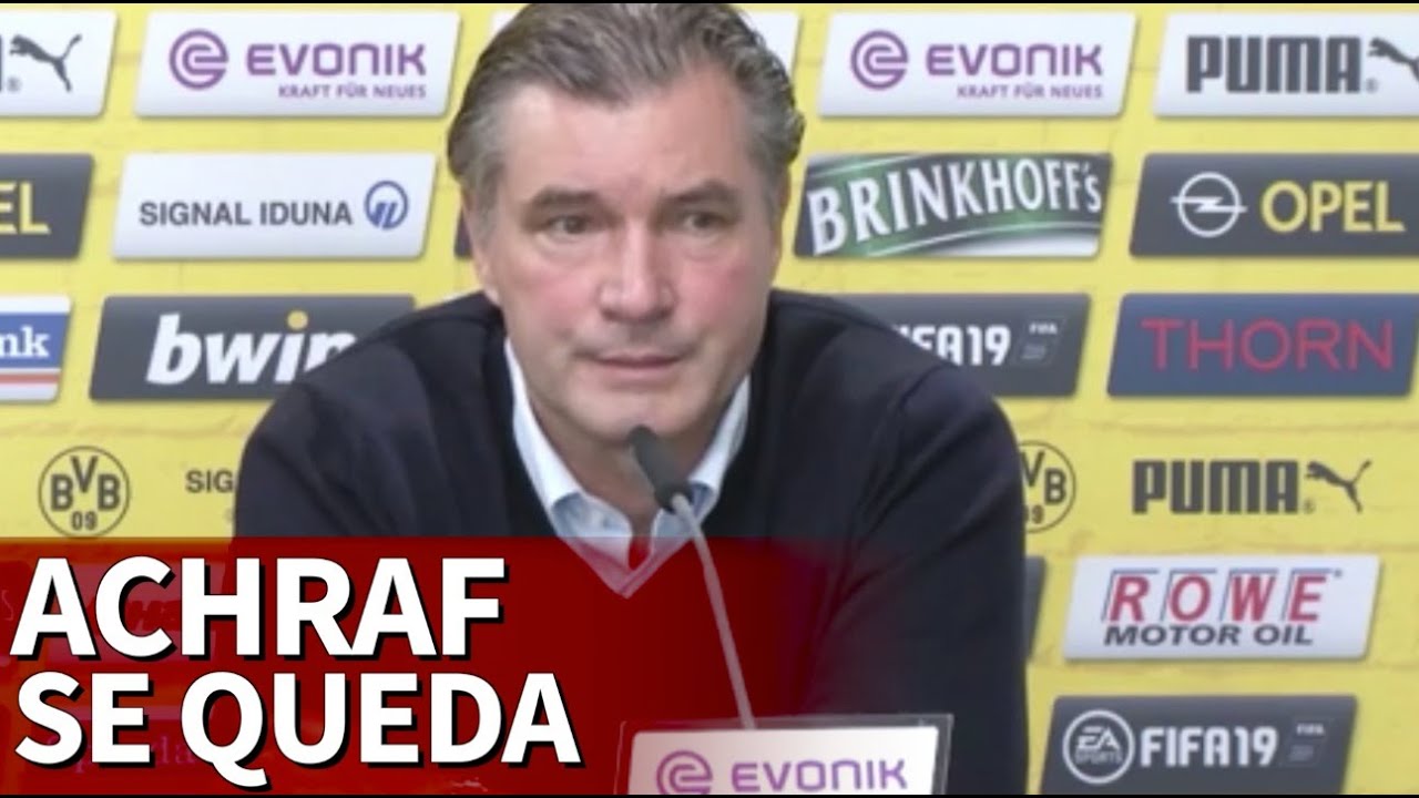 El director deportivo del Dortmund asegura que Achraf se queda | Diario AS fútbol de guatemala