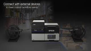 Epson ColorWorks C8000 Series Label Printer Trailer