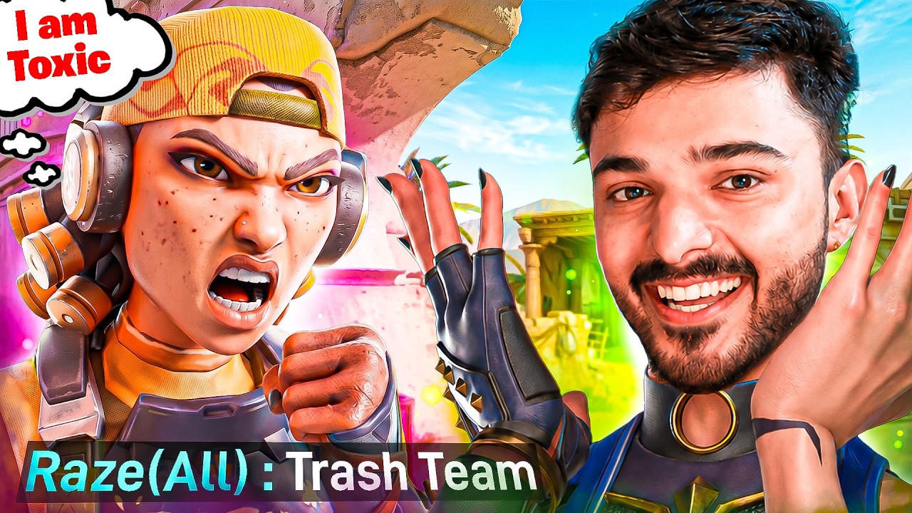 Average toxic raze in valorant | 30 KILL GAME