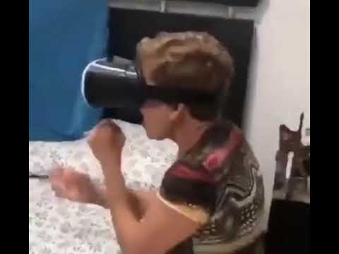 Shot on iPhone 6 meme: Granny VR Blowjob