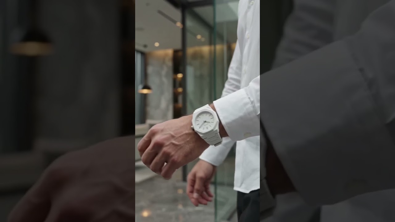 Luxury Minimalist Quartz Wrist Watch – Black White (Unisex)