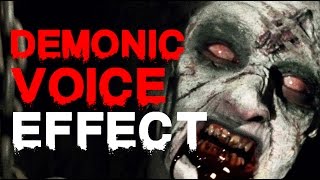 How To: Create a Demonic Voice in Audacity