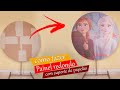 COMO FAZER PAINEL REDONDO COM SUPORTE PRA  FESTA COM Papelão Parte 1