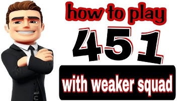 OSM TACTIC 2022 : OSM BEST TACTIC 451 SHOOT ON SIGHT WITH WEAKER SQUAD