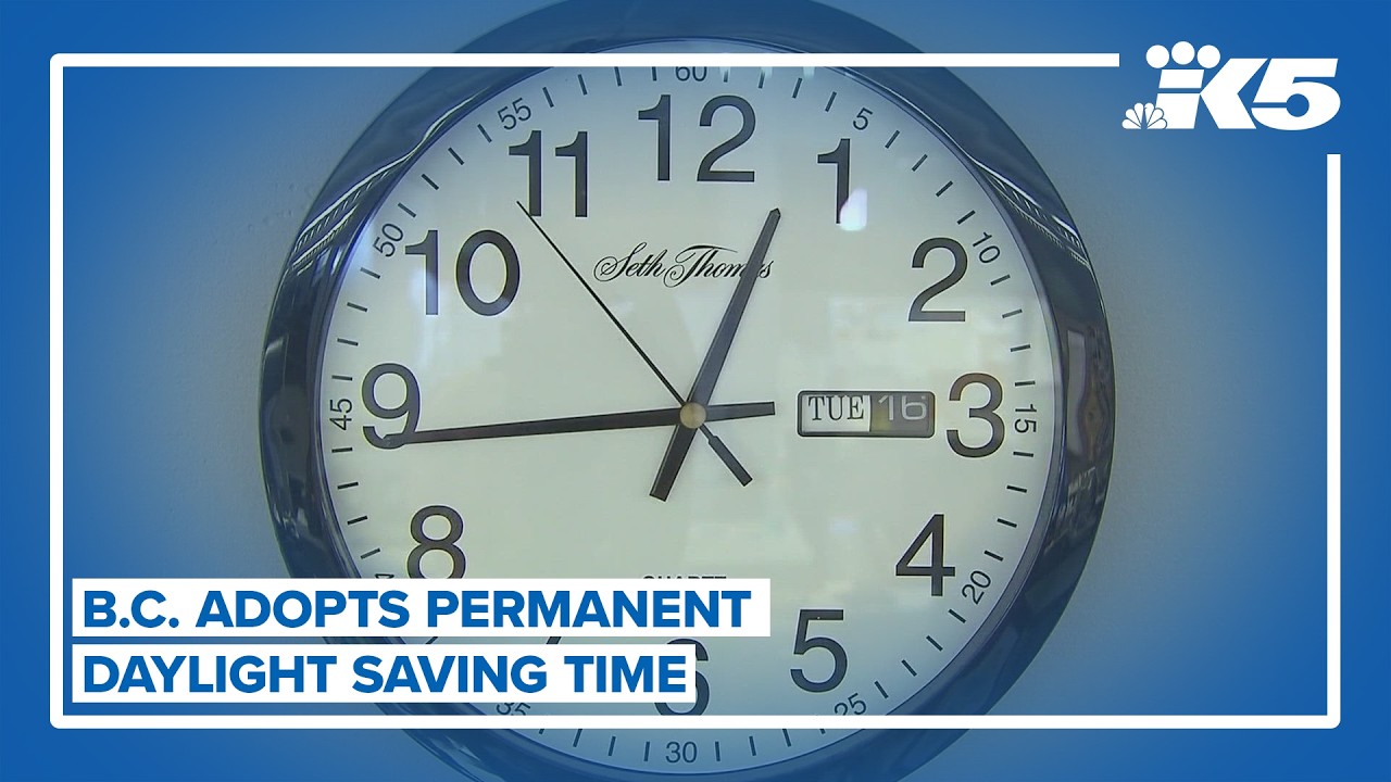 British Columbia adopts permanent Daylight Saving Time