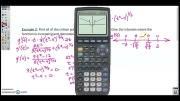 Section 5-3 Video 2- Determining Intervals on Which a Function is Increasing or Decreasing