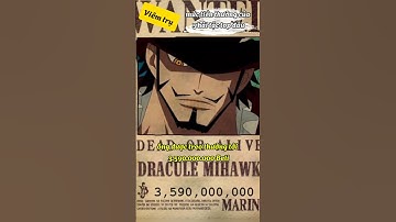 mức tiền thưởng của 5 hải tặc top đầu #onepiece #anime #shorts