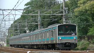 懐かしの阪和線205系0番台　6両編成