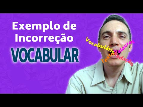 Vídeo: Incorreção é uma palavra?