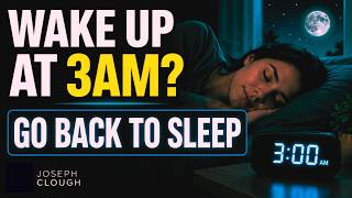 Go Back To Sleep at 3 AM 2 Hour Sleep Hypnosis | Return to Deep Sleep All Night [Black Screen]