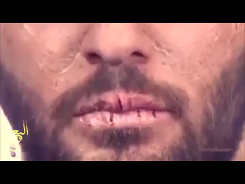 هاذه الفديو شاب بقيه لمده 3 ايام بدون ماء شوف شنو صار بامامك وهوه بله ماي