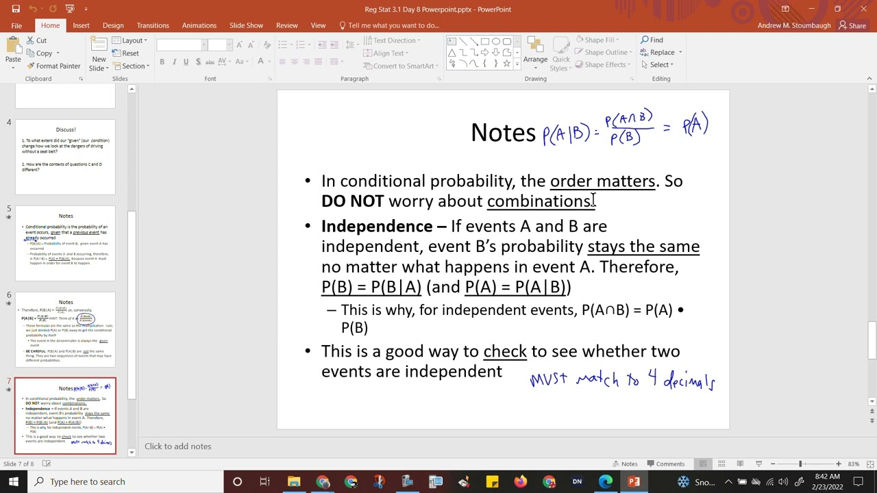 Reg Stat 3 1 Day 7 8 9