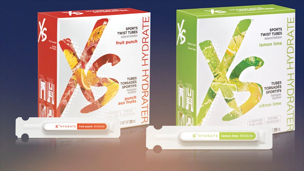 Hydrate Twist Tubes XS Sports Nutrition (Canada French) YouTube