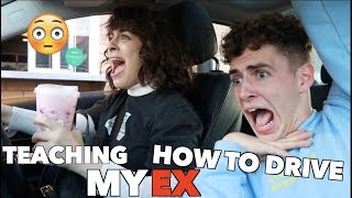 Teaching My EX Girlfriend How To Drive! | Zach Clayton