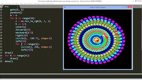 Amazing Spiral Graphic Design Techniques with Python Turtle | Python turtle graphics design🐢