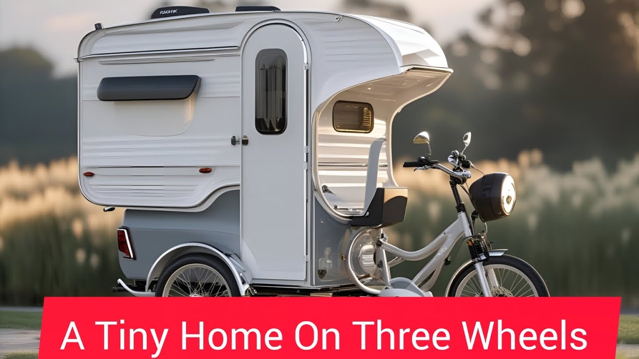 The Smallest Camper Tricycle That Feels Like a Luxury Tiny House