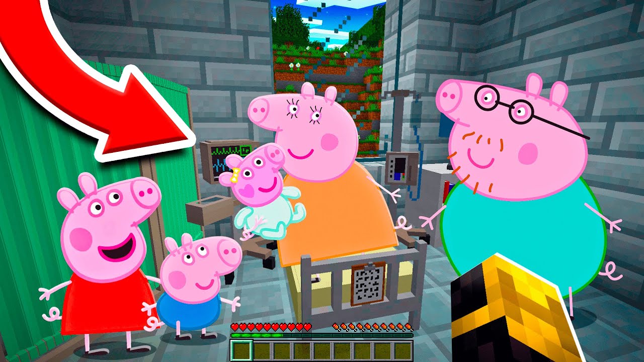APARECE LA NUEVA HERMANA DE PEPPA PIG EN MINECRAFT 😱