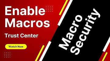 How to enable macros in excel in Nepali || Macro Security || Chapter 19