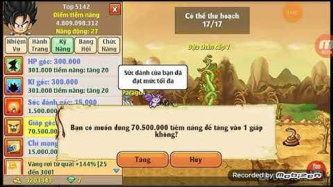 Cho nick ngọc rồng cực vip