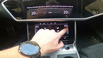 How to Change Airflow Temperature in Audi A6 C8 ( 2018 - now ) - Adjust Blowing Temperature