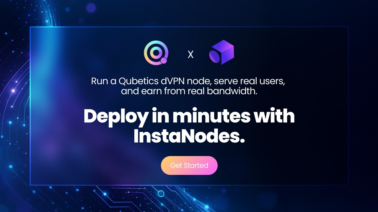 Qubetics dVPN Node Setup via Instanode – Step-by-Step Tutorial - YouTube