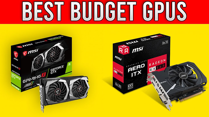 The 10 BEST BUDGET Graphics Cards 2021