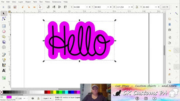 Create a Quick and Easy Offset Text Shadow in Inkscape for Cricut Design Space