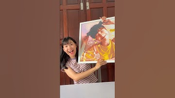 Tranh Đính Đá Khổng Lồ Đẹp Quá #shorts #chiuctoy #review