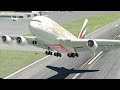 Rejected Landing, Pilot Landed Airbus A380 at Wrong Airport in Xplane 11 (HD)